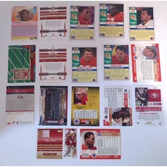 San Francisco 49ers Card Lot of 17 - Picture 8 of 11